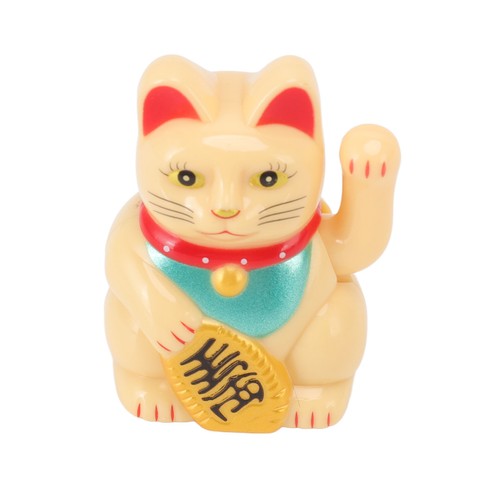 Yellow chinese lucky cat - yellow,