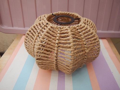 Rattan woven pumpkin - pumpkin, shaped