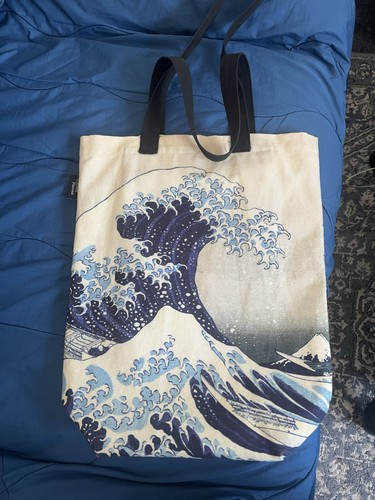 Hokusai wave cloth tote - wave,
