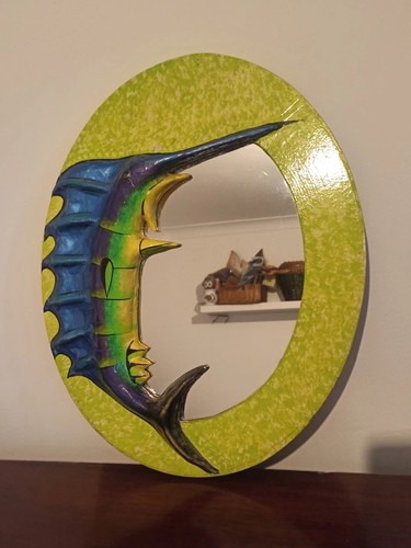 Wall hanging mirror with - hanging,