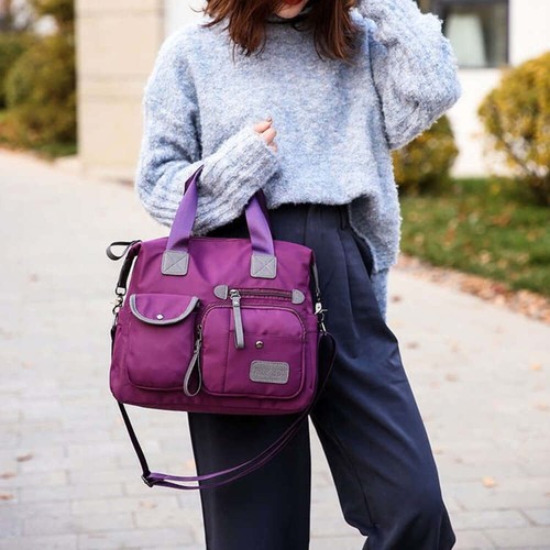 Waterproof nylon shoulder bag - shoulder,