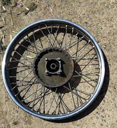 Bsa a10 b31 early a65 - a65, rear