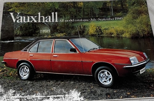 Vauxhall model catalogue - model,