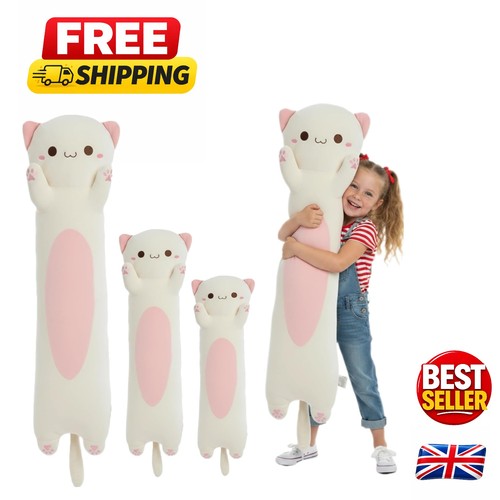 Adorable 60cm long cat plush - 60cm,