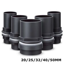 20/25/32/40/50MM Waterproof BulkHead To Aquarium Marine Fitting Pipe Connector