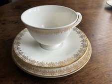Royal Doulton  Gold Lace Trio