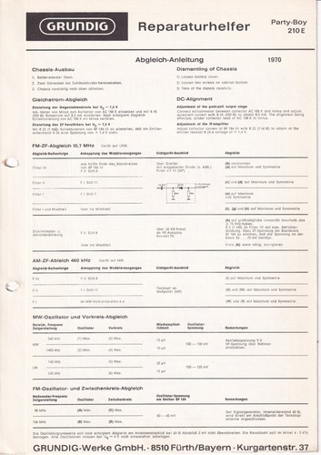 Service manual for grundig - service,
