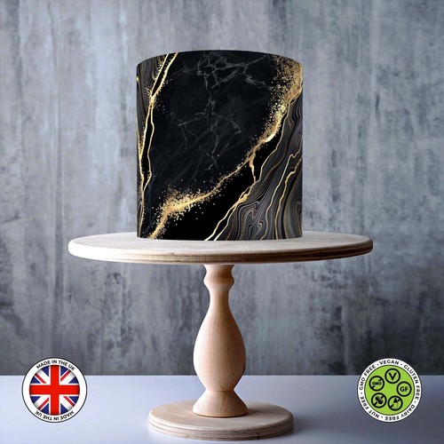 Black and gold - marble, pattern