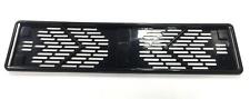 Sporty Black Car Number Plate