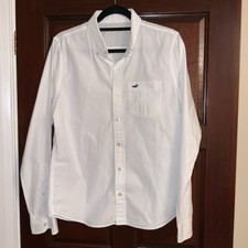 Hollister White Shirt Size M