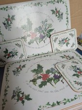 Pimpernel Portmeirion Holly & Ivy Place Mats & Coasters