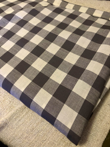 Dark grey white check - dark, &