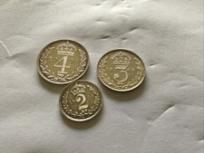 1906 Edward  Vll Part Maundy Set A.U.N.C.grade 2/3/4p