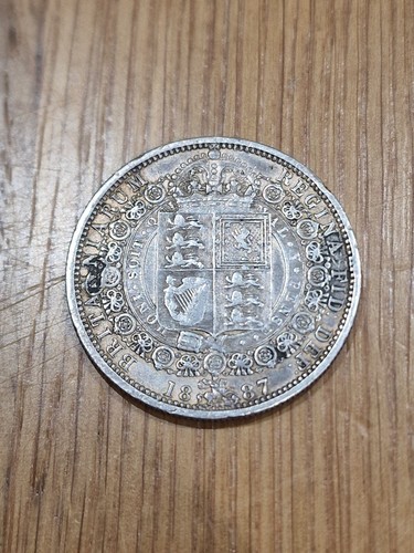 1887 half crown high grade - 1887,