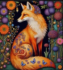 FLOWER FOX PRINTED 11 COUNT