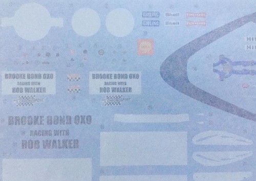 Ebbro rob walker lotus 72c - walker,