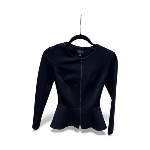 Topshop navy women peplum - topshop,