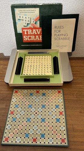 Vintage travel scrabble - travel,