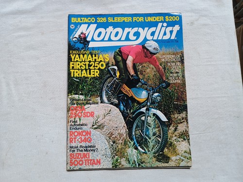 1973 magazine yamaha ty250 - 1973,