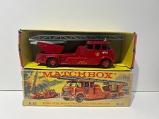 Matchbox K-15 King size Merryweather Fire Engine, Boxed, Original, Vintage.
