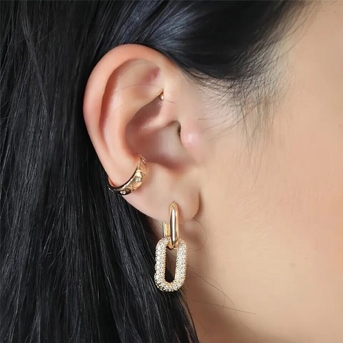Real gold filled hoop - 9k,