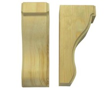 Wooden Corbels Timber shelf