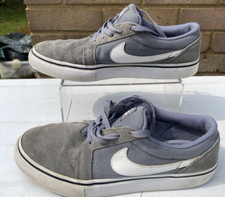 Nike SB Satire II Cool Grey & White Trainers Size 5.5 UK Womens