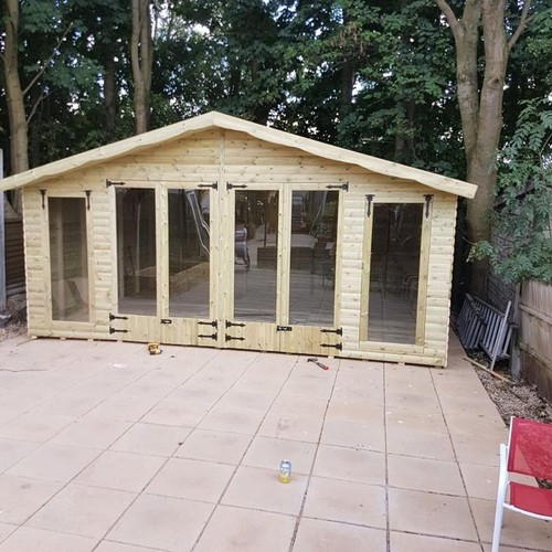 14x10 summer house log lap - house,