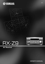 Yamaha RX-Z9 Receiver Owners