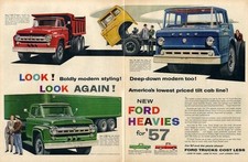 1957 Ford PRINT AD Trucks