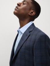 Marks & Spencer Mens Navy Wool