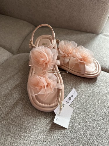 Bnwt zara peach pink floral - zara,