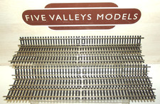 281025/06 Hornby R601 Setrack Double Straight's Code 100 x 6