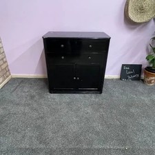 Simple Rustic Black Painted