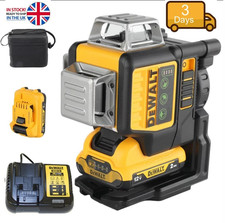 DeWalt DW089LG 12V Green Line 3 x 360 Laser Level Laser Tool battery + charger
