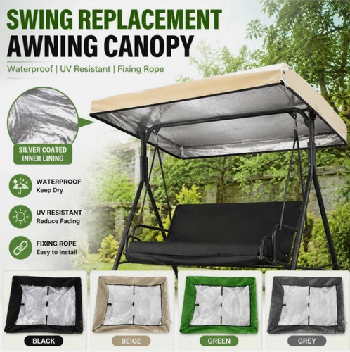 Replacement canopy for swing - replacement,