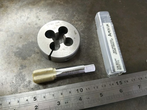 Bsp hss tap split die - 3/8,