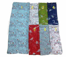 Ladies Christmas Robin Print Scarf Shawl Wrap - Soft Lightweight Festive Gift