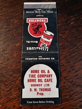 Vintage Matchcover: Frontier