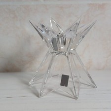 Nachtmann Candle Stick Holder Vase Galaxy Comet Celestial Star Starburst Crystal