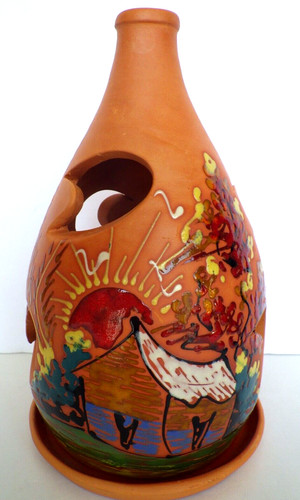 South american art pottery - south,