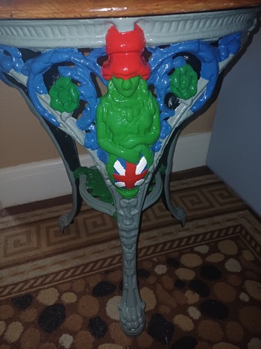 Cast iron table - cast,