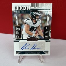 DYLAN MCMAHON 2024 PANINI CONTENDERS #239 ROOKIE ROOKIE TICKET AUTO RC EAGLES