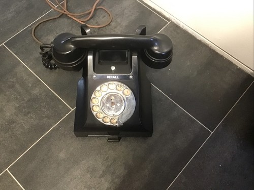 Vintage bakelite telephone gpo - bakelite,