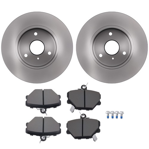 Brake discs pads front for - front,