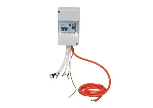 Prewired mains rcd - mains, consumer