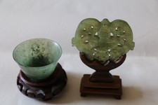 TWO JADE ITEMS
