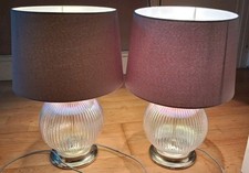 Pair of Large Tesco Glass