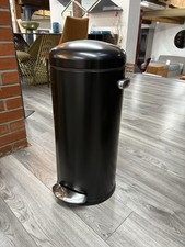 Simplehuman 30 Litre Retro Step Can Black Bin 