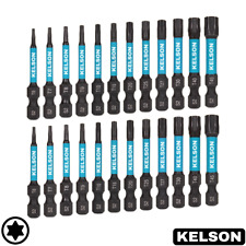 24 Mixed Torx Screwdriver Bits 50mm T6 T7 T8 T9 T10 T15 T20 T25 T27 T30 T40 T45